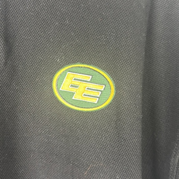 CFL Edmonton Elks Black Polo Shirt - Size Large - Picture 3 of 7